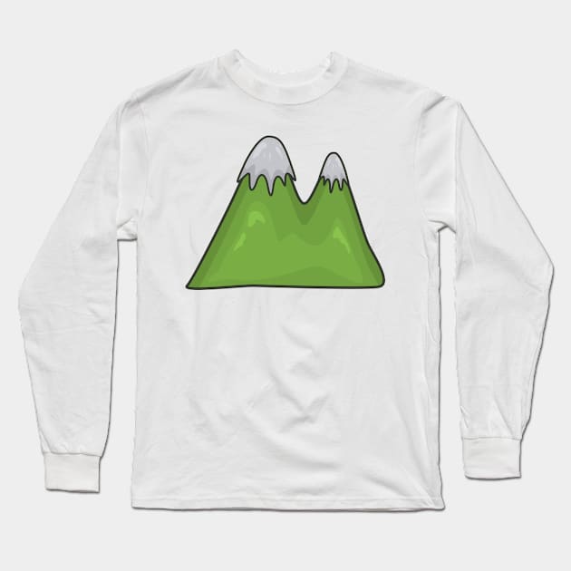 Hill Mountain Long Sleeve T-Shirt by Teeladen